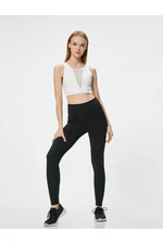 Koton High Waist Sports Leggings Slim Fit