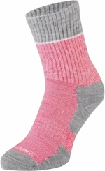 Sealskinz Thurton Solo QuickDry Mid Length Sock Pink/Light Grey Marl/Cream XL Șosete ciclism