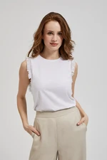 Women's top MOODO - white