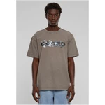 Men's T-Shirt Cagedchrome Acid Heavy Oversize Tee - Beige