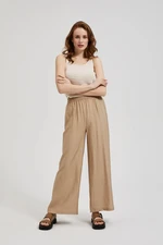 Women's summer trousers MOODO - cofee