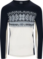 Dale of Norway Vail Mens Crew Neck Baselayer Off White/Navy L Jumper