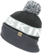 Sealskinz Water Repellent Cold Weather Bobble Hat Black/Grey/White/Black S/M Căciulă