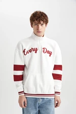 DEFACTO Oversize Fit Long Sleeve Sweatshirt