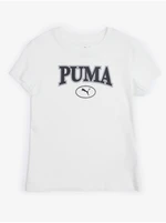 White Girls T-Shirt Puma Squad - Girls