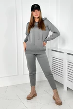 Sweater set Sweatshirt + Trousers dark grey