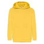 Yellow children's sweatshirt Classic kangaroo Fruit of the Loom