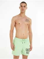 Light Green Men's Swimsuit Calvin Klein Underwear Intense Power-Medium Drawstring
