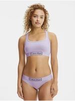 Světle fialová podprsenka Calvin Klein Underwear - Dámské