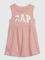 Světle růžové holčičí šaty GAP