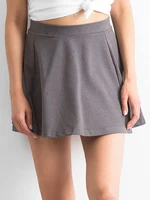 Dark gray mini skirt