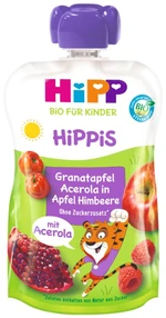 HIPP BIO Hippis 100% ovoce Jablko-Maliny-Granátové jablko-Acerola 100 g