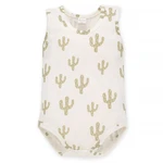 Pinokio Kids's Free Soul Sleeveless Bodysuit Ecru/Print