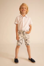 DEFACTO Boy Regular Fit Gabardine Bermuda