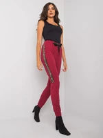 Women's chestnut sweatpants