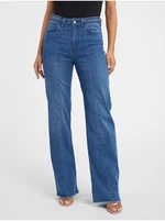 Women's blue wide-leg jeans ORSAY