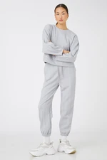 Koton Patterned Jogger Sweatpants with Tie Waist