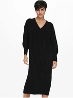 Black sweater midishdresses ONLY New Tessa - Women