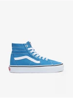 Blue women's ankle leather sneakers VANS - Women