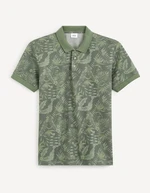 Celio Patterned Polo T-Shirt Cebird - Men