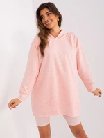 Light pink melange women's set