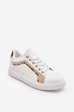 Women's Classic Sports Shoes White-Beside Amaranti