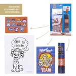 STATIONERY SET COLOREABLE PAW PATROL