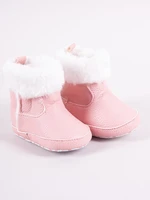 Dětské zimní boty Yoclub Yoclub_Velcro_Strappy_Girls'_Boots_OBO-0185G-0500_Pink