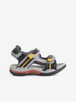 Black-grey boys sandals Geox Borealis - Boys