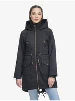 Black Women's Hooded Parka Ragwear Crescend - Women