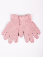 Yoclub Kids's Children's Basic Gloves RED-MAG4U-0050-005