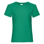 Valueweight Fruit of the Loom Girls' Green T-shirt