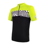 Pánský dres Sensor  Cyklo Miles Black/Neon Yellow