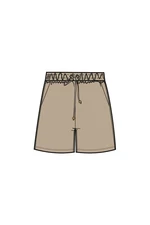 WOMEN'S SHORTS L-SH-4009 D.Beige