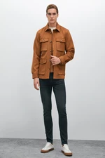 Koton Men's Camel Hair Jacket