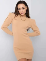 Dress-269-SK-5676.91P-camel