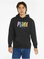 Black Mens Hoodie Puma - Men