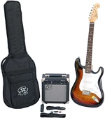 SX SE1 3-Tone Sunburst Elektrická kytara
