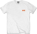 AC/DC Tricou Logo Unisex White L