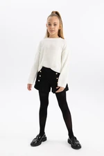 DEFACTO Girl Button Detailed Shorts