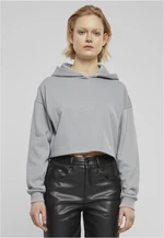 Women's cropped hoodie Terry Hoodie gray