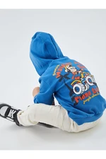 LC Waikiki Lcw Long Sleeve Nostalgic Monkey Printed Baby Boy Hoodie