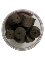 LK Baits Peletky v dipu soft Black Protein 17mm,250ml