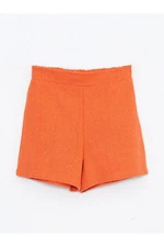 LC Waikiki Basic Girls' Shorts with Elastic Waist