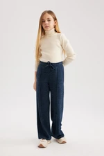 DEFACTO Girl Wide Leg Knitted Look Sweatpants