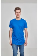 Long T-shirt in the shape of bright blue