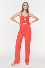 Trendyol Pants - Rot - Wide leg