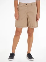 Beige Womens Shorts Tommy Hilfiger - Women