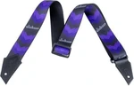 Jackson 299-3258-004 Tekstylne gitarowe pasy Double V Black/Purple