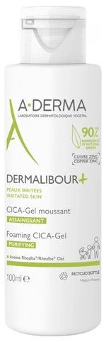 A-DERMA Čisticí pěnivý gel Dermalibour+ (Foaming Cica Gel) 100 ml